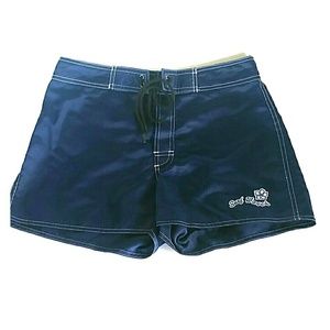 Jealousy Navy Blue Nylon Women's Swim Shorts Sze 7
